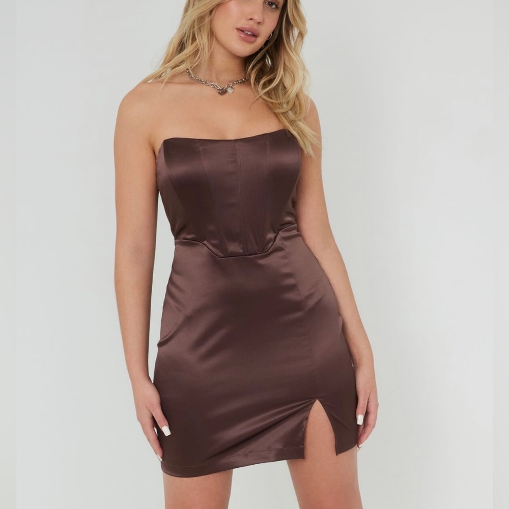 Garage Strapless Corset Dress
